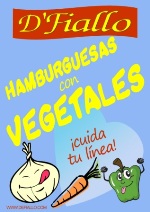 hamburguesas con vegetales
