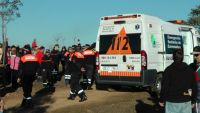 ambulancia en el paraje de la ermita