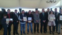 entrega de premios del certamen de aceite de Pela