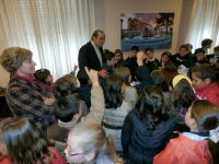 claret visita al alcalde de Don Benito