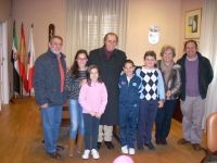 recepción a alumnos y profesores del Francisco Valdés