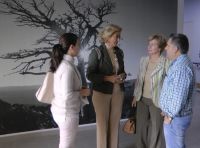 cristina herrera en su visita