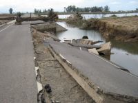 Así quedó la carretera