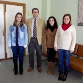 becadas con sus profesores