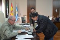 acto de concesión de los nuevos huertos familiares