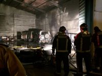 incendio en el polígono San Isidro de Don Benito