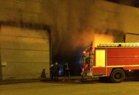 incendio en el polígono San Isidro de Don Benito