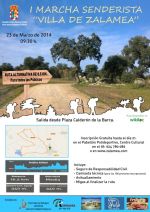 cartel de la marcha de Zalamea