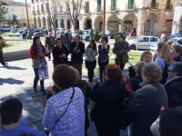 lectura del manifiesto en Don Benito