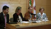 Trinidad Nogales en la inauguración del seminario
