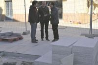 visita de los alcaldes a las obras de Villanueva