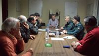 reunión de agricultores con la guardia civil