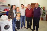 visita del alcalde al ropero
