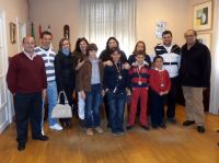 recepción al equipo de salvamento