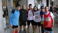 El árbitro Jesús Gil Manzano corrió la prueba junto a varios amigos