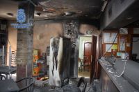 bar incendiado