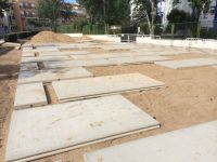 obras en la plaza del maestro
