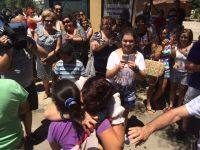 llegada de los niños saharauis