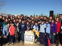 inauguración del parque dedicado a los scouts