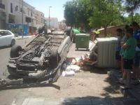 accidente junto a la farmacia