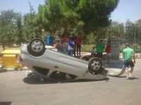 accidente junto a la farmacia