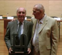 jose maría sánchez de Casat con el alcalde