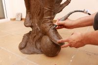 detalle de la escultura