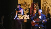 dúo musical en la gala