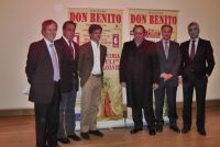 El Juli, junto a los empresarios, el alcalde y Enrique Romero