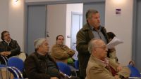 el alcalde de ruecas, antonio aguilera, interviniendo en el pleno