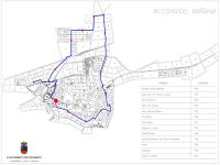mapa del bus de los polígonos