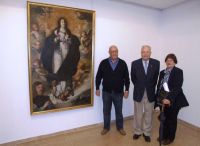 cuadro de la inmaculada y los propietarios que la ceden