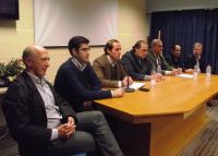 responsables del PP en el acto de Don Benito