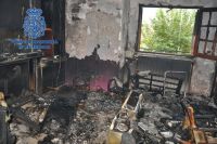 salon incendio