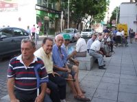 calle Groizard, junto a la casa de cultura de Don Benito