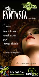 cartel de la fiesta de la fantasía