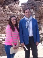 ana isabel y su profesor Jose carlos García de paredes