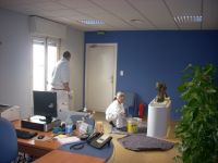 taller de empleo pintando en el ayuntamiento