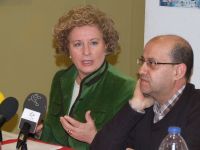 María José Valadés y Jose Morcillo, presentando la programación