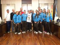 recepción a deportistas