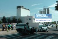 accidente en el polígono San Isidro de Don Benito