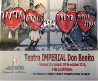 cartel de la obra Cuatro corazones