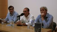 jose alberto nieto, manuel núñez y julio carmona en la presentación