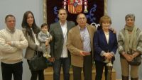 juan morcillo con miembros de su familia