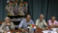 presentación de los actos de llegada de la Virgen de las Cruces