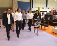 monago y el alcalde en su recorrido