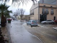 lluvias en la avenida de Córdoba
