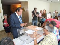 gallego votando