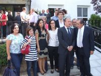 con miembros de la corporación municipal