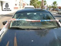 coche tiroteado